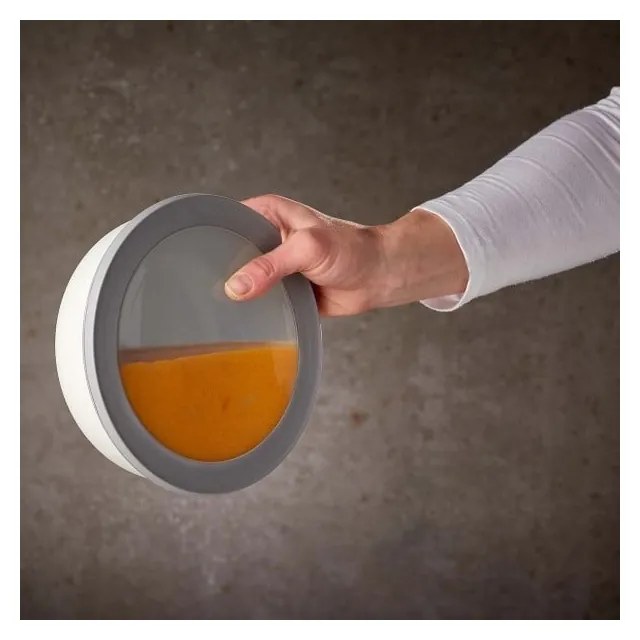 Potravinové škatuľky v súprave 3 ks Nordic black – Mepal