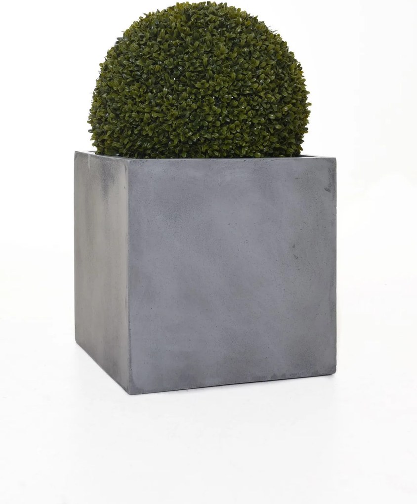 Umelá rastlina BUX, priemer 48 cm, plast, zelená