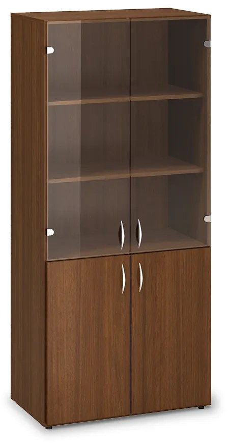 Vysoká skriňa ProOffice 80 x 47 x 178 cm, orech