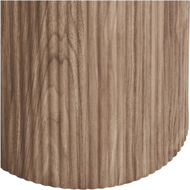 Okrúhly odkladací stolík s doskou v dekore mramoru ø 45 cm Athens – House Nordic