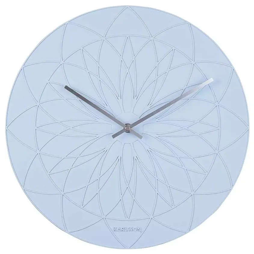 Nástenné hodiny Fairytale modré 35 × 3,5 cm