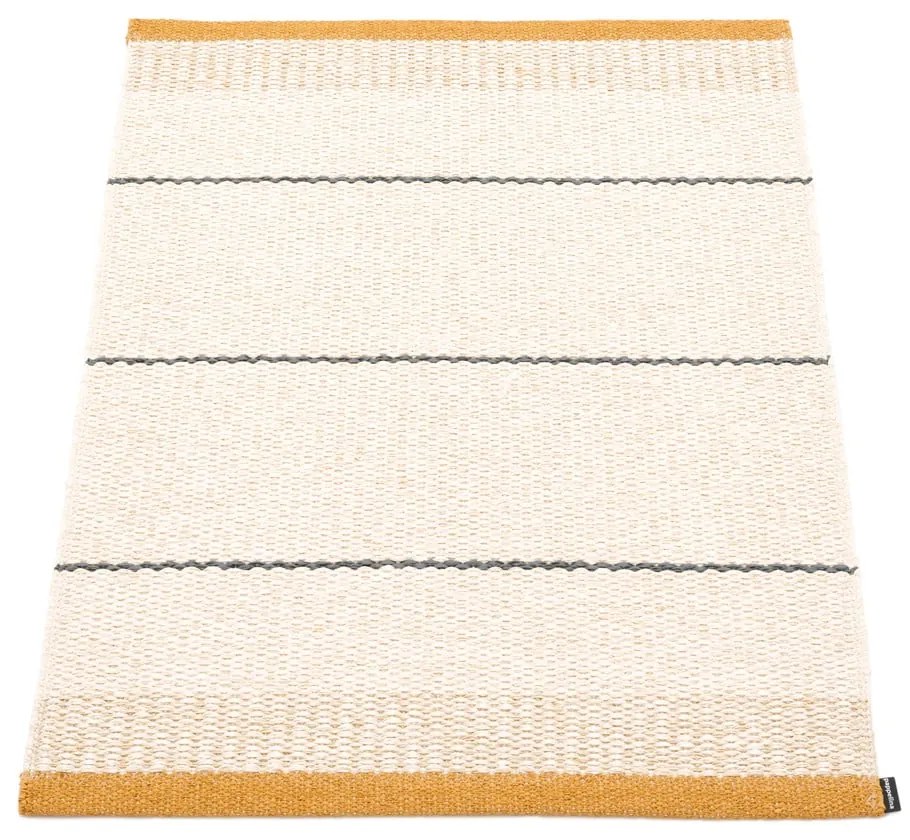 Okrovožlto-krémový vnútorný a vonkajší koberec 60x85 cm Belle Ochre – Pappelina