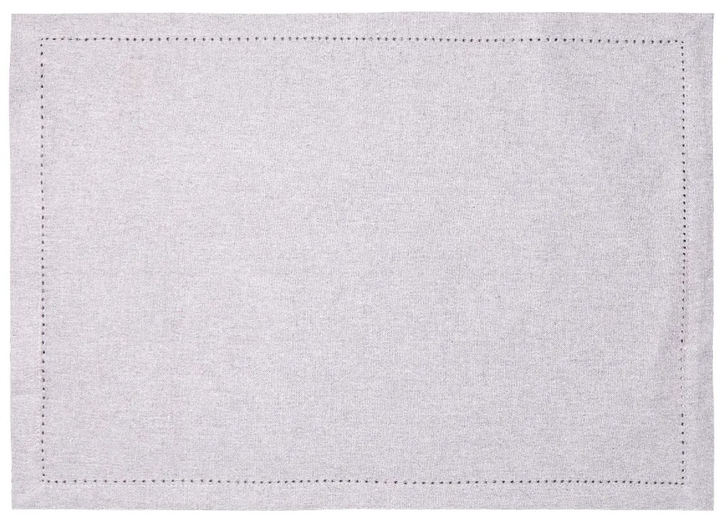 Svetlosivé bavlnené prestieranie 32 x 48 cm 2 ks – Basic Ambiente - 596404
