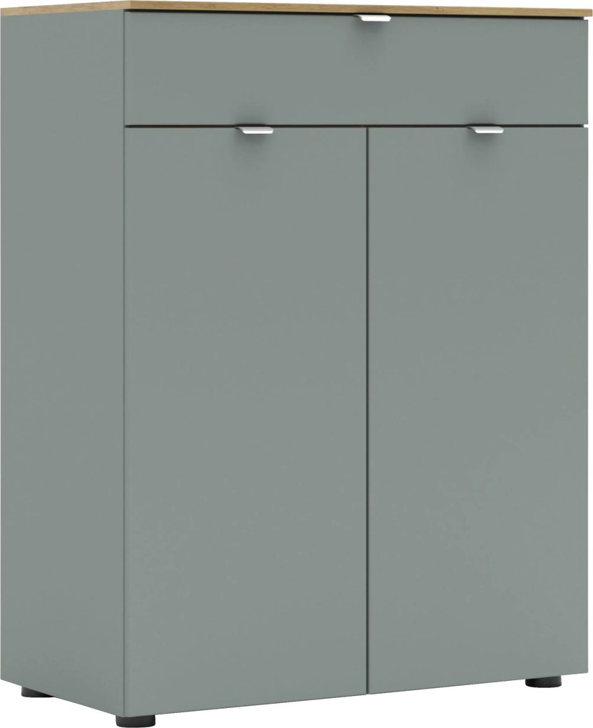 XXXLutz KOMODA, trstinovozelená, 78/101/41 cm - Komody - 002737046135
