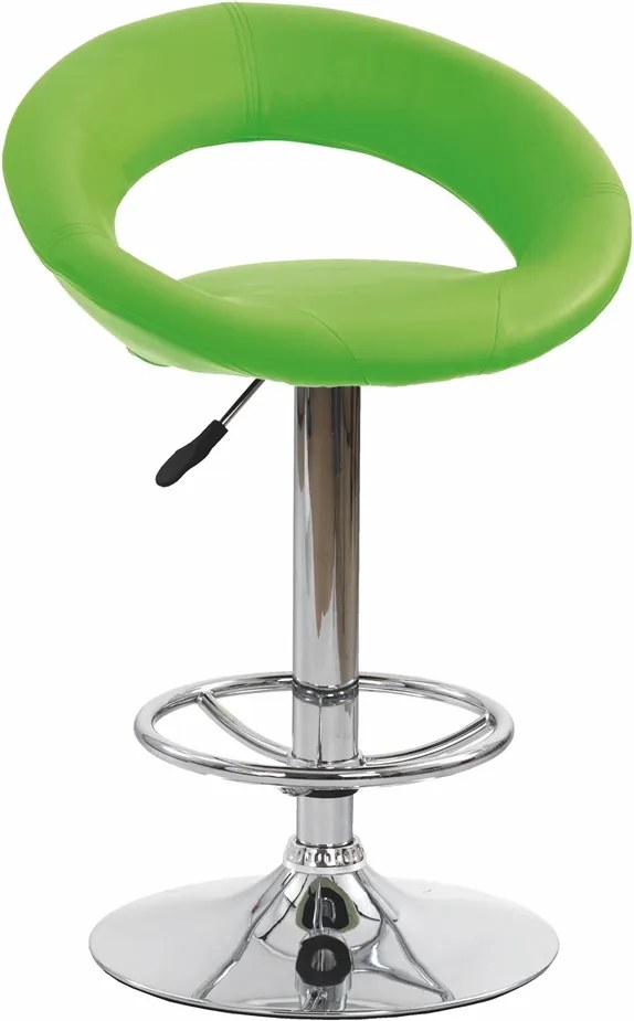 HALMAR H-15 barová stolička limetková / chróm