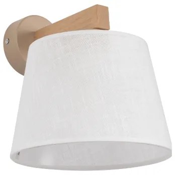 Brilagi - Nástenná lampa LATTE SABIA 1xE27/15W/230V borovica/biela