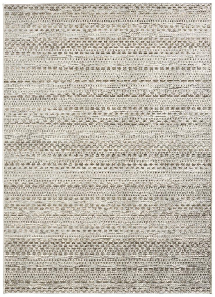 NORTHRUGS - Hanse Home koberce Kusový koberec Lotus Creme Taupe 103251 – na von aj na doma - 120x170 cm