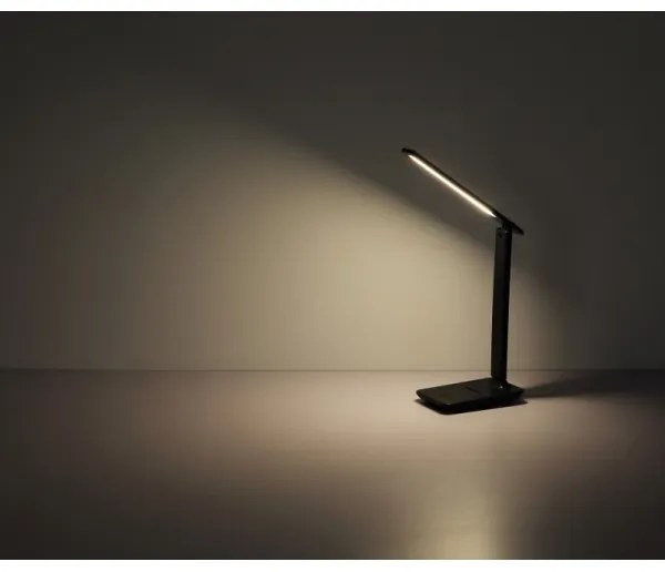 Globo 58439SA - LED, dotykovo stmievateľná dobíjateľná stolná lampa BRIGHTON LED/4W/5V 1800 mAh čierna