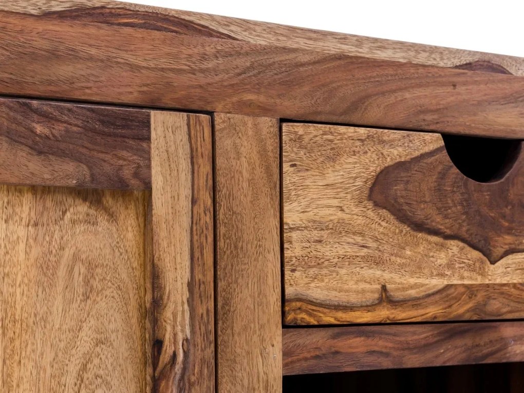 furniture-nabytek.cz - Masivní umyvadlová skříňka Lagos z palisandru, lakovaná, hnědá