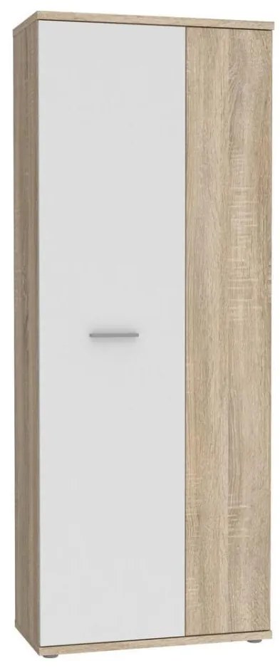 Komoda/Botník SIMO dub sonoma/biela