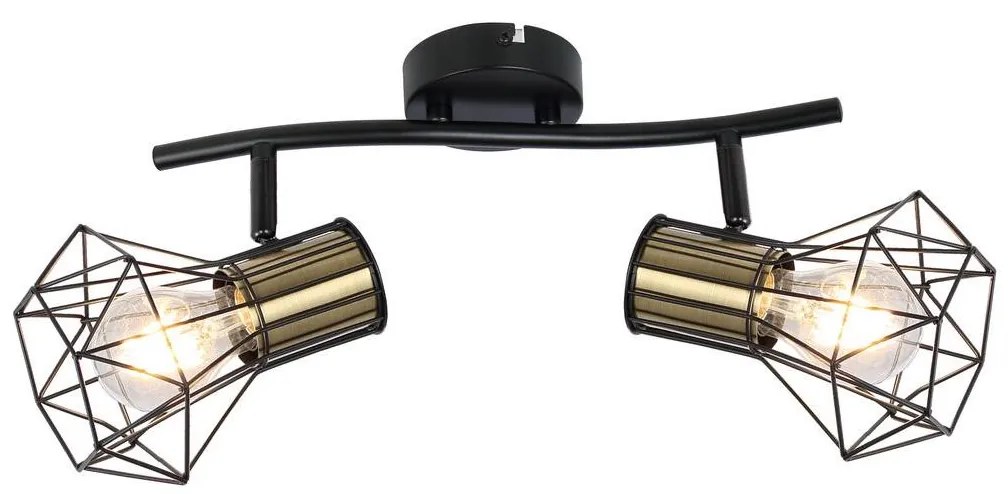 Globo 54017-2M - Bodové svietidlo PRISKA 2xE27/40W/230V