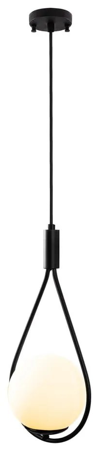 Závesné svietidlo so skleneným tienidlom Sessiz – Opviq lights