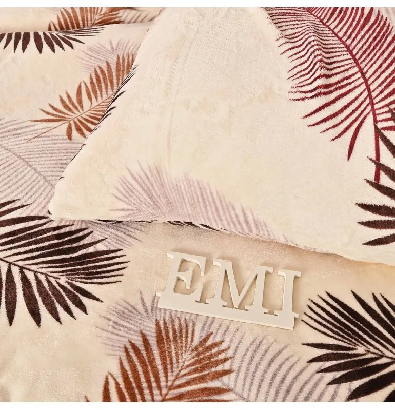 Obliečky z mikroplyšu Molly EMI, Štandardný set jednolôžko obsahuje 1x 140x200 + 1x 70x90