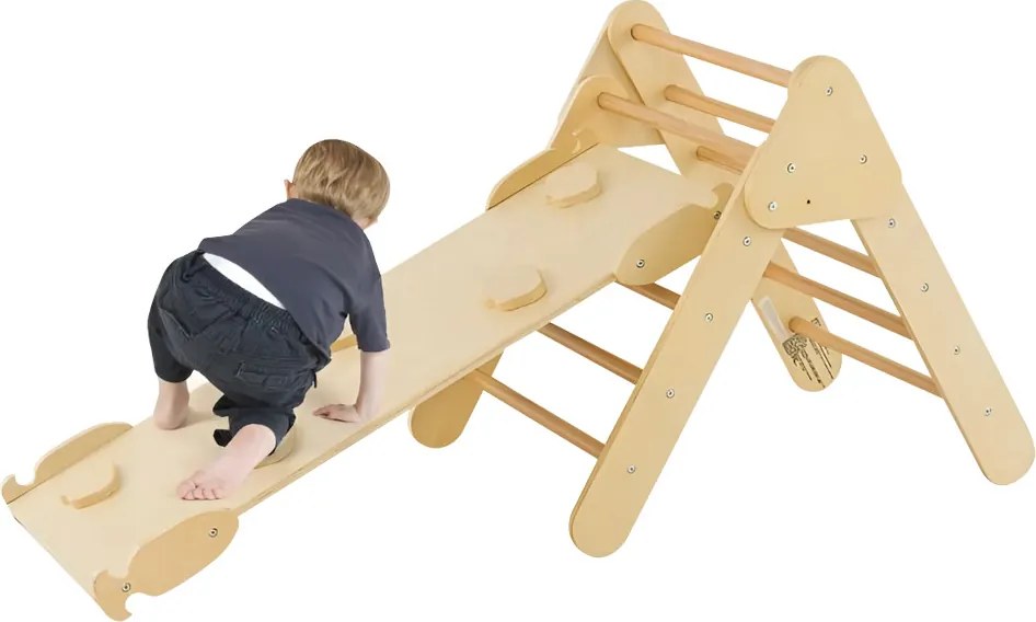 3-dielna drevená lezecká súprava