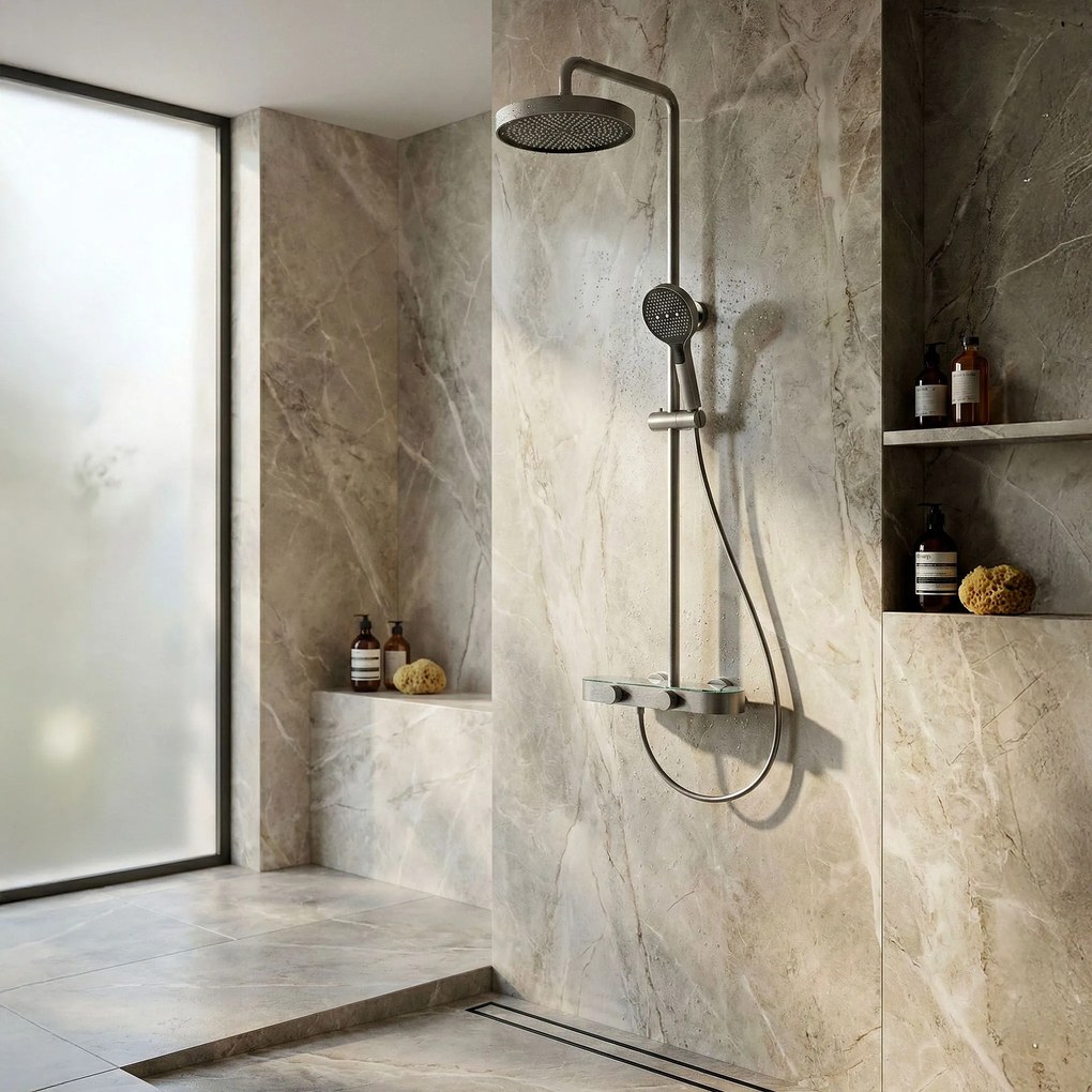 Rea Creo, sprchový set s funkciou bidetovej spŕšky, grafitová matná, REA-P0358