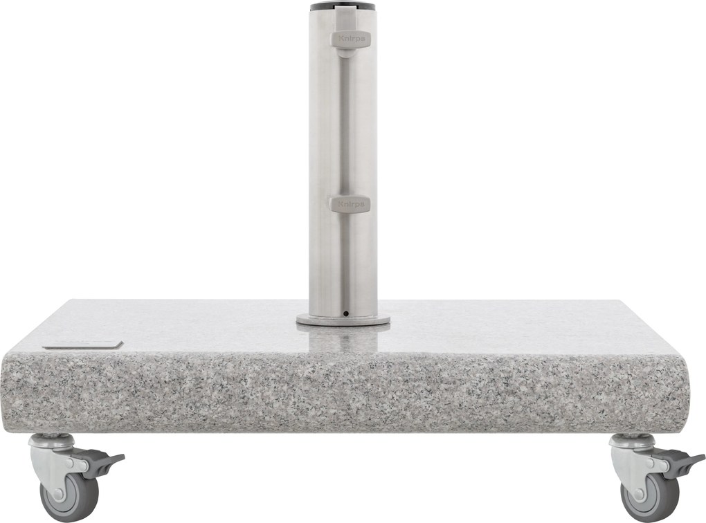 Pojazdný žulový stojan KNIRPS 50 kg svetlý