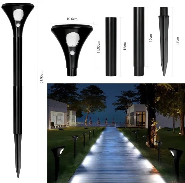 Immax 08502L - LED Solárna lampa so senzorom LED/1W/3,7V 6000K IP65