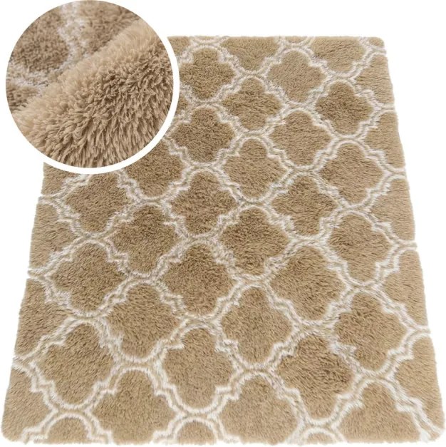 Protišmykový koberec DECOR béžový