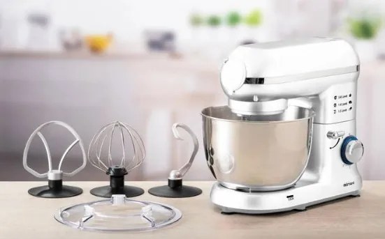 Kuchynský robot s kovovými prevodmi Delimano PRO SM-1519BM biely