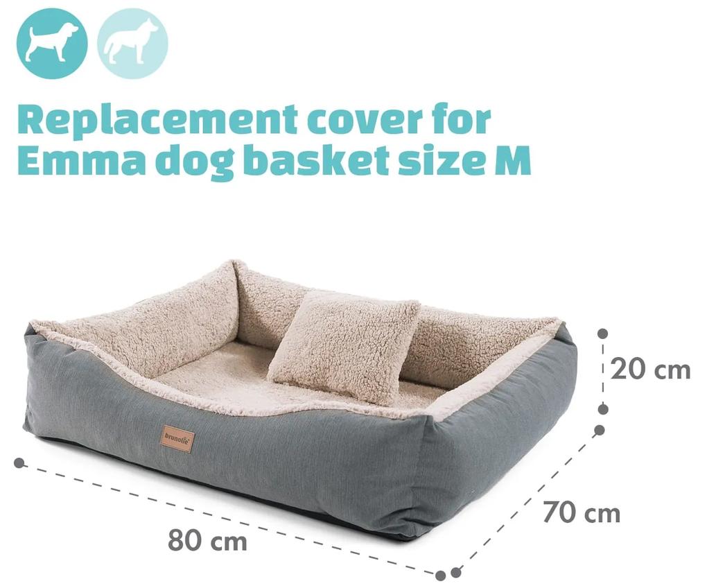 Emma, pelech pre psa, náhradný poťah, možnosť prania, protišmykový, priedušný, veľkosť M (80 × 20 × 70 cm)