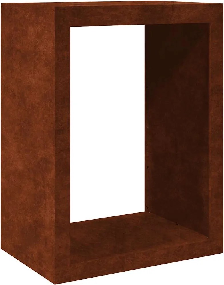 vidaXL Regál na krbové drevo Oceľ odolná voči poveternostným vplyvom