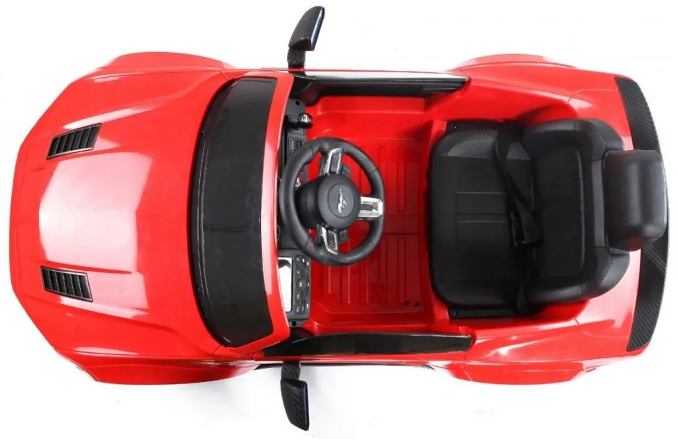 RAMIZ Elektrické autíčko - Ford Mustang GT - nelakované - červené -2 x 35W - 12V/7Ah - 2023