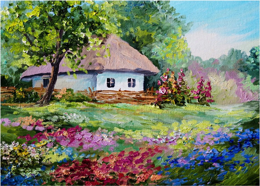 Obraz - Chalupa (70x50 cm)