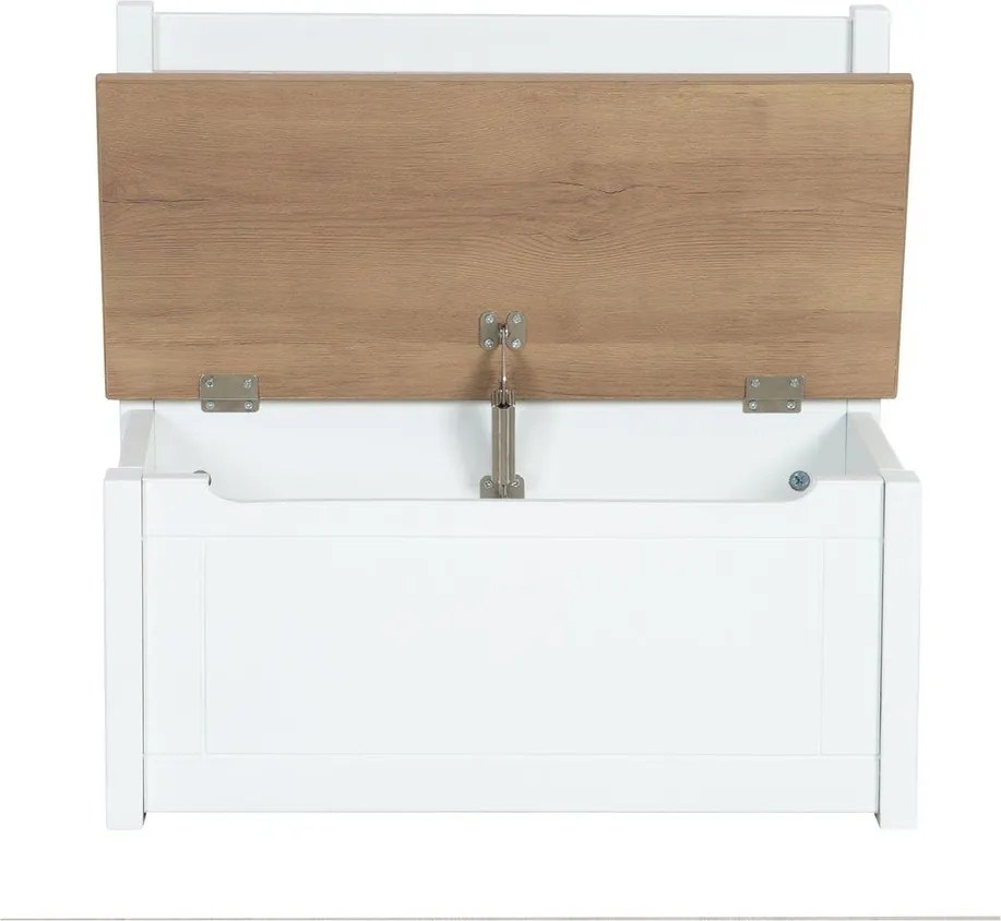 Biela detská lavica Woody – Roba