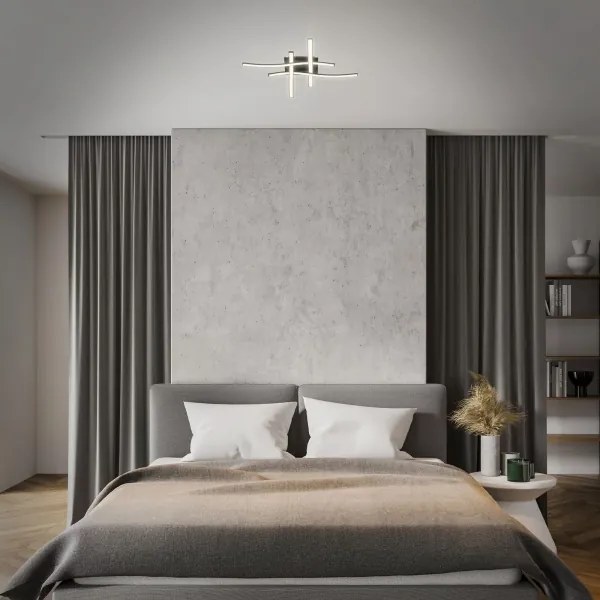 Brilo 3677-045 - LED stropné svietidlo LED/14,4W/230V čierne