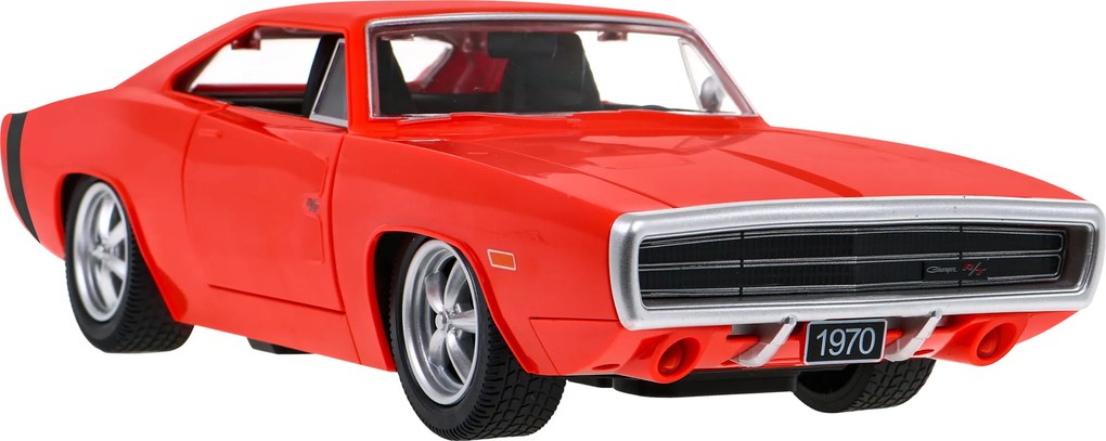 1970 Dodge Charger RT červený RASTAR model 1:16 Auto na diaľkové ovládanie + pilot