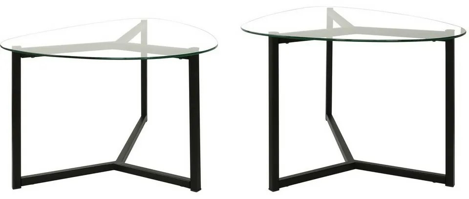 Súprava konferenčných stolíkov Bellisimo Black, 2 ks