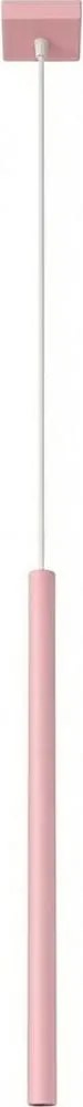 Sollux SL.2129 - Závesný luster PASTELO na lanku 1xG9/8W/230V ružový