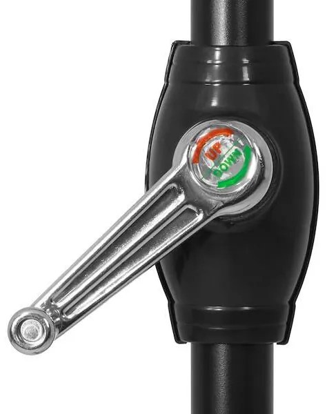 Záhradný slnečník 200 X 130 cm SPRINGOS GU0037 - sivý