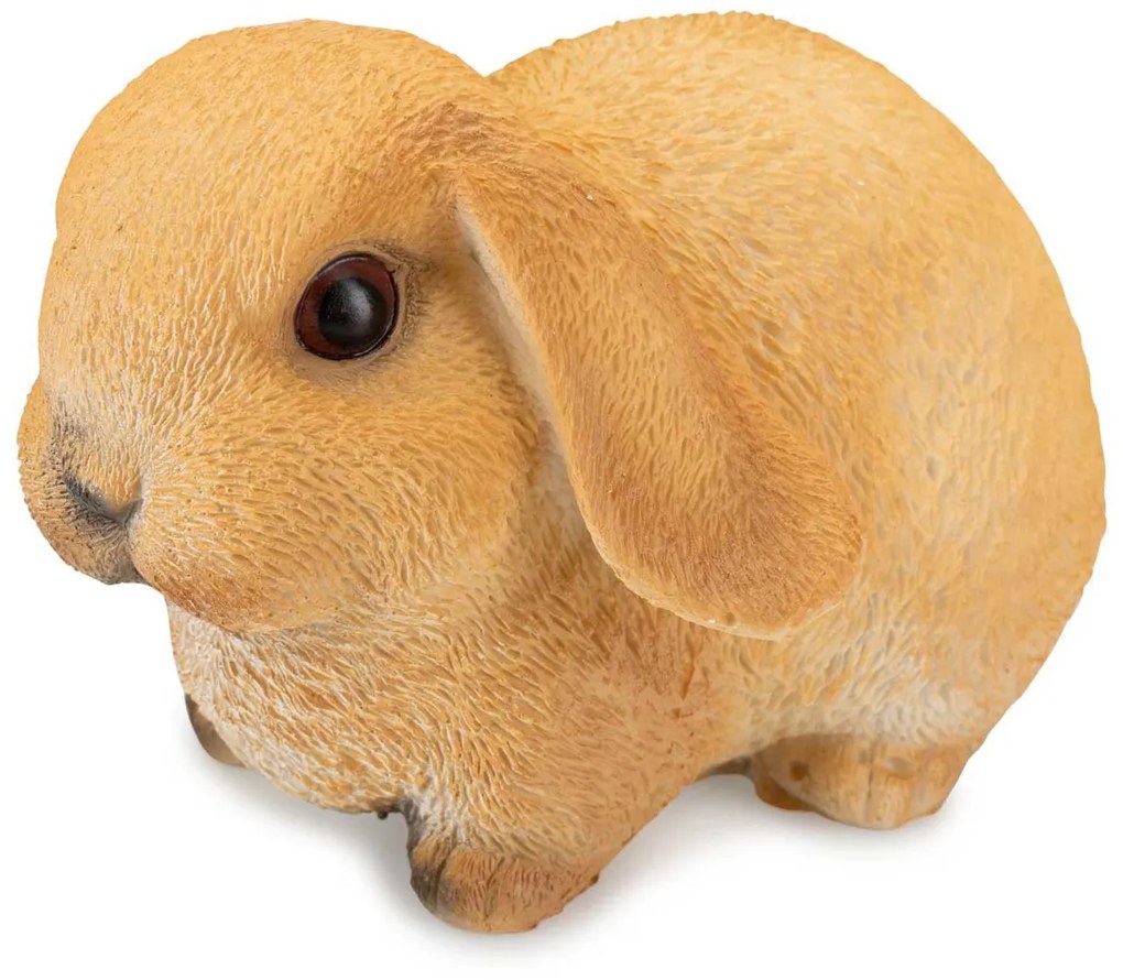 Záhradná figúrka z polyresinu Bunny, 16 cm, hnedá