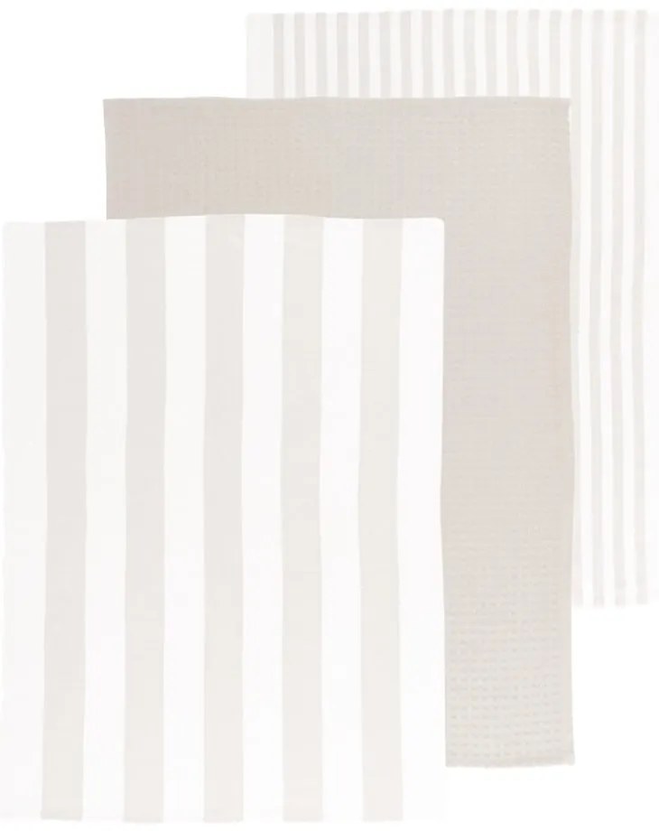 Bavlnené utierky v súprave 3 ks 51x74 cm Marra – Tiseco Home Studio