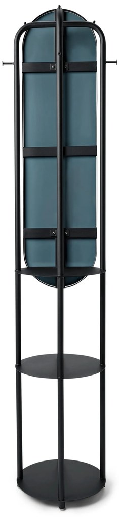 Stojaca vešiaková stena s veľkým zrkadlom