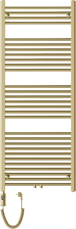 Mexen Mars, elektrické vykurovacie teleso 1500 x 600 mm, 600 W, zlatá lesklá, W110-1500-600-2600-50