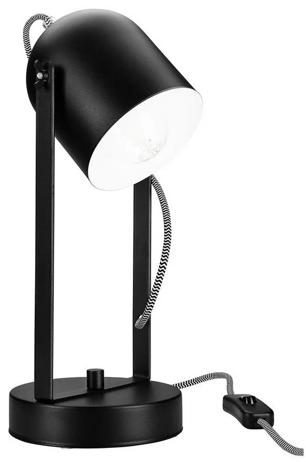 Lamkur Stolná lampa SURI 1xE27/60W/230V čierna LA41995