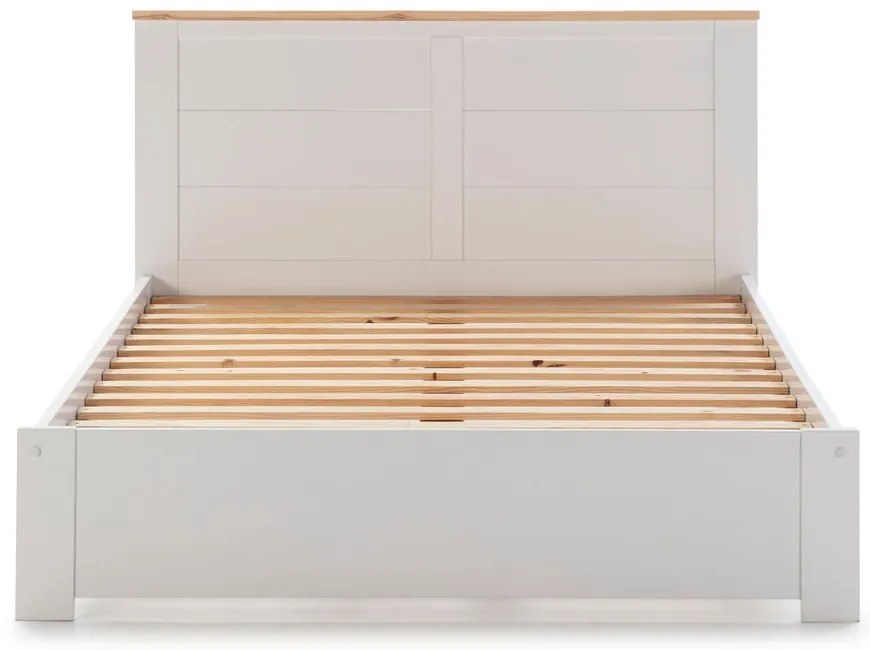 Biela dvojlôžková posteľ 140x190 cm Akira - Marckeric