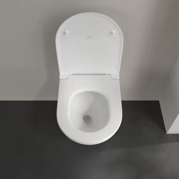Villeroy & Boch 4670T901 - Závesné WC s doskou SoftClose SUBWAY keramika/biela