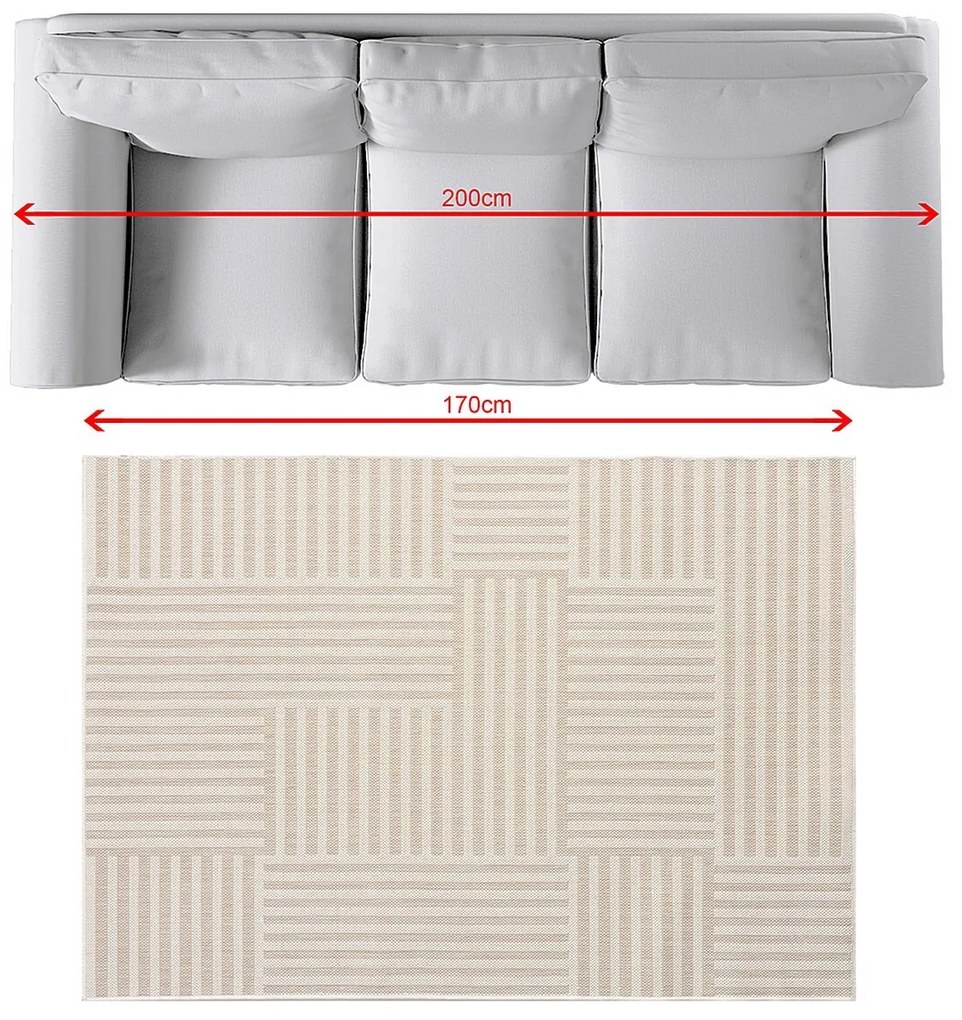 Koberec Mellow Beige II 120x170 cm