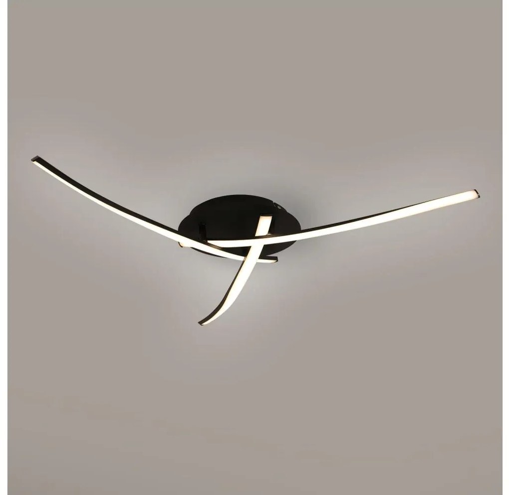 Brilagi - LED stropné svietidlo STRIPES LED/24W/230V čierne