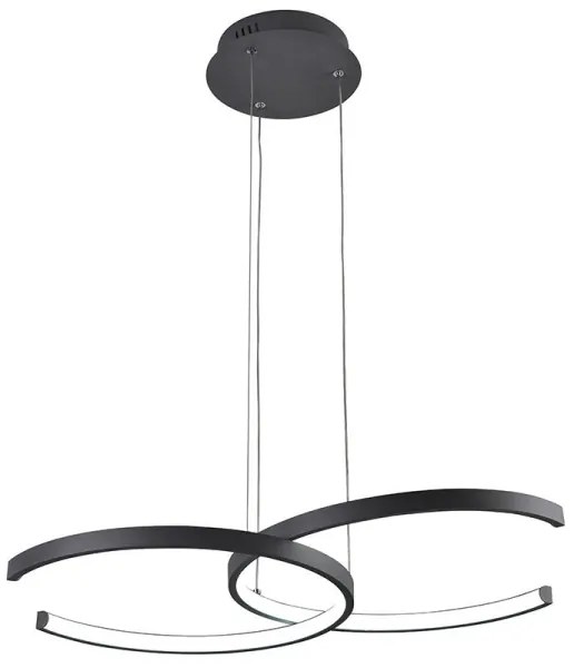 LED Stmievateľný prisadený luster LED/50W/230V 3000-6500K + DO