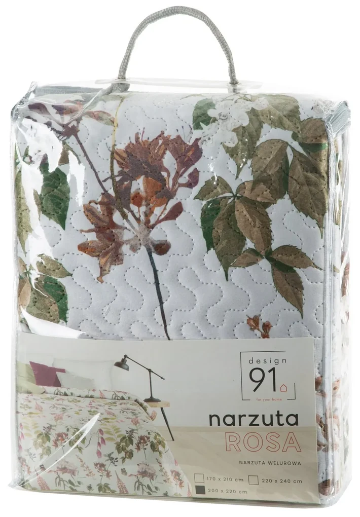 PREHOZ NA POSTEĽ ROSA 200X220 CM VZOROVANÝ