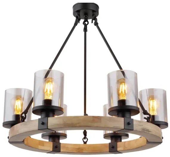 Globo 15555-6H - Luster na reťazi LILA 6xE27/60W/230V