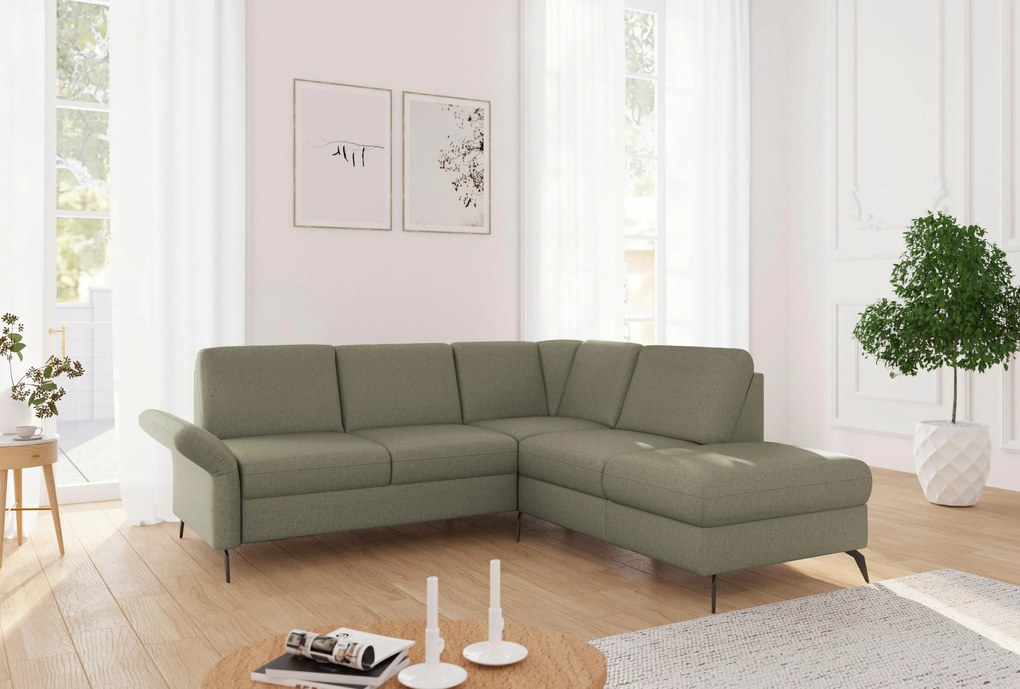XXXLutz ROHOVÁ SEDAČKA, textil, olivovozelená Sit & More - Sedačky - 00014401616Q