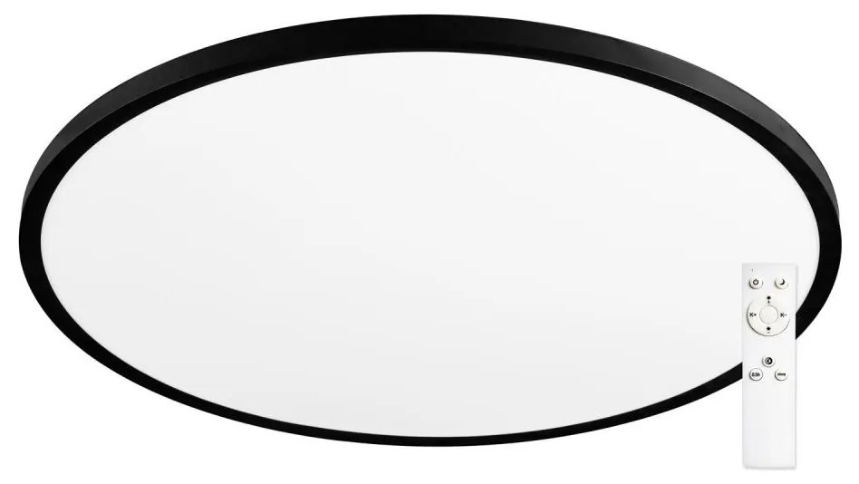 Top Light - LED Stmievateľné stropné svietidlo REVIT LED/70W/230V pr. 75 cm čierna