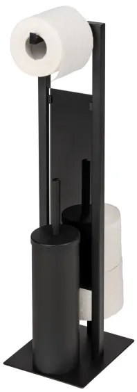 WENKO 25400100 - WC štetka RIVALTA 18x70 cm čierna