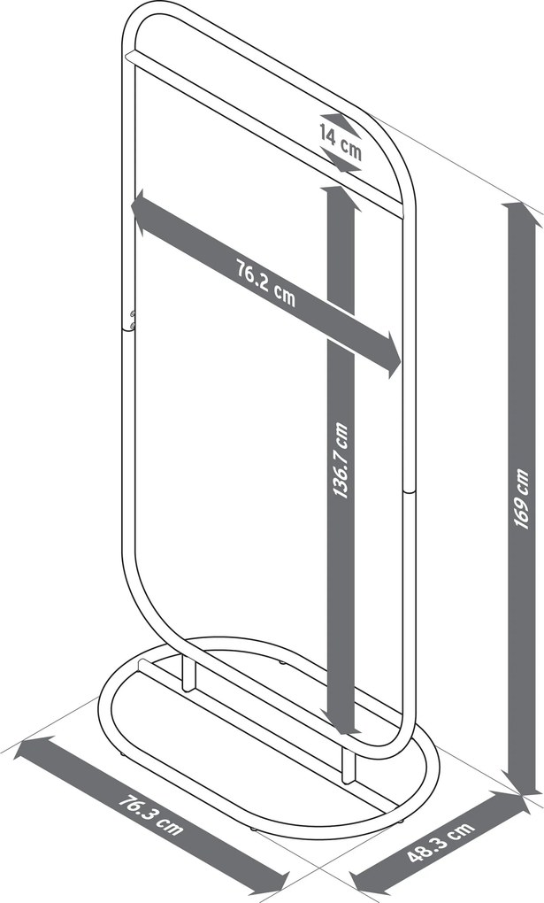 Voľne stojaci vešiak do predsiene