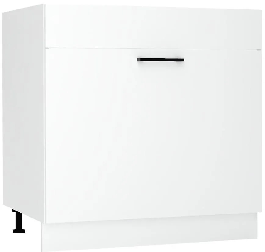 Kuchynská skrinka Max D80zl S/1 Zasl biela